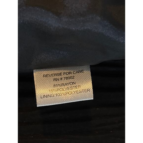 Erin London Women's Size Medium Gray Textured Metallic Lined Long Sleeve Jacket - Picture 6 of 13